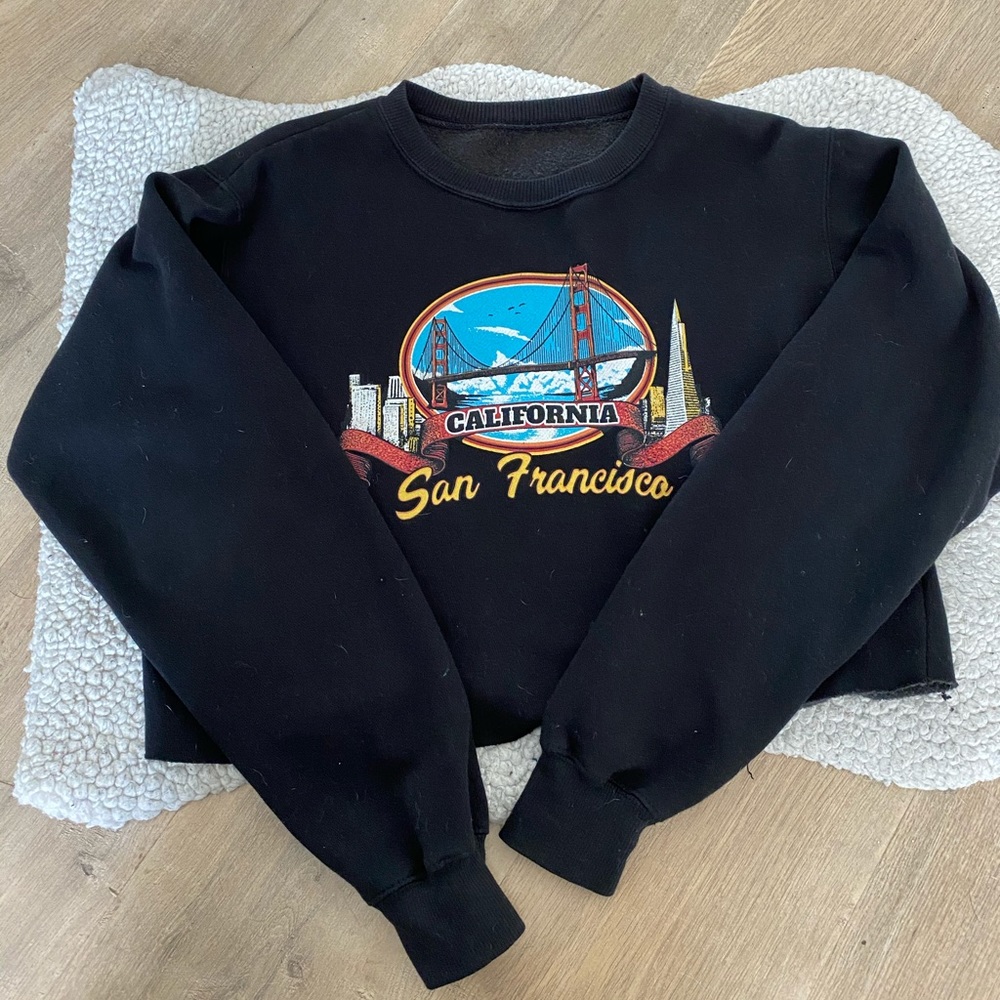 Brandy San Fran cropped sweater